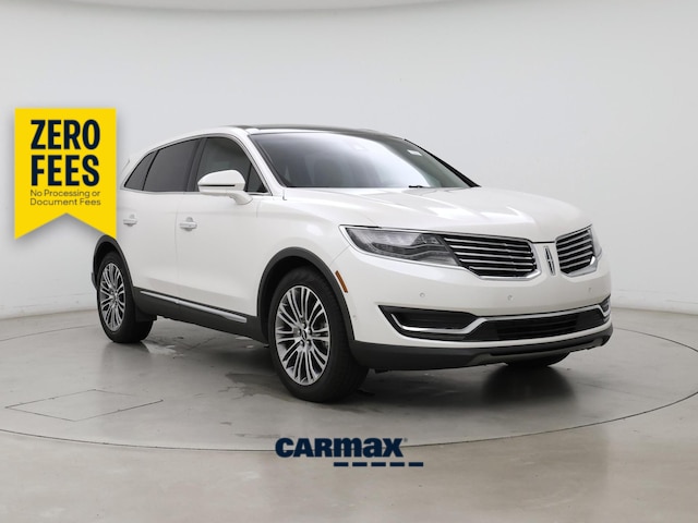 White 2016 Lincoln MKX SUV / Crossover Front-Wheel Drive Automatic