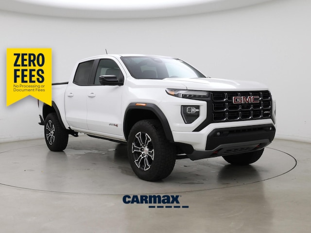White 2024 GMC Canyon Pickup Truck Four-Wheel Drive Automatic