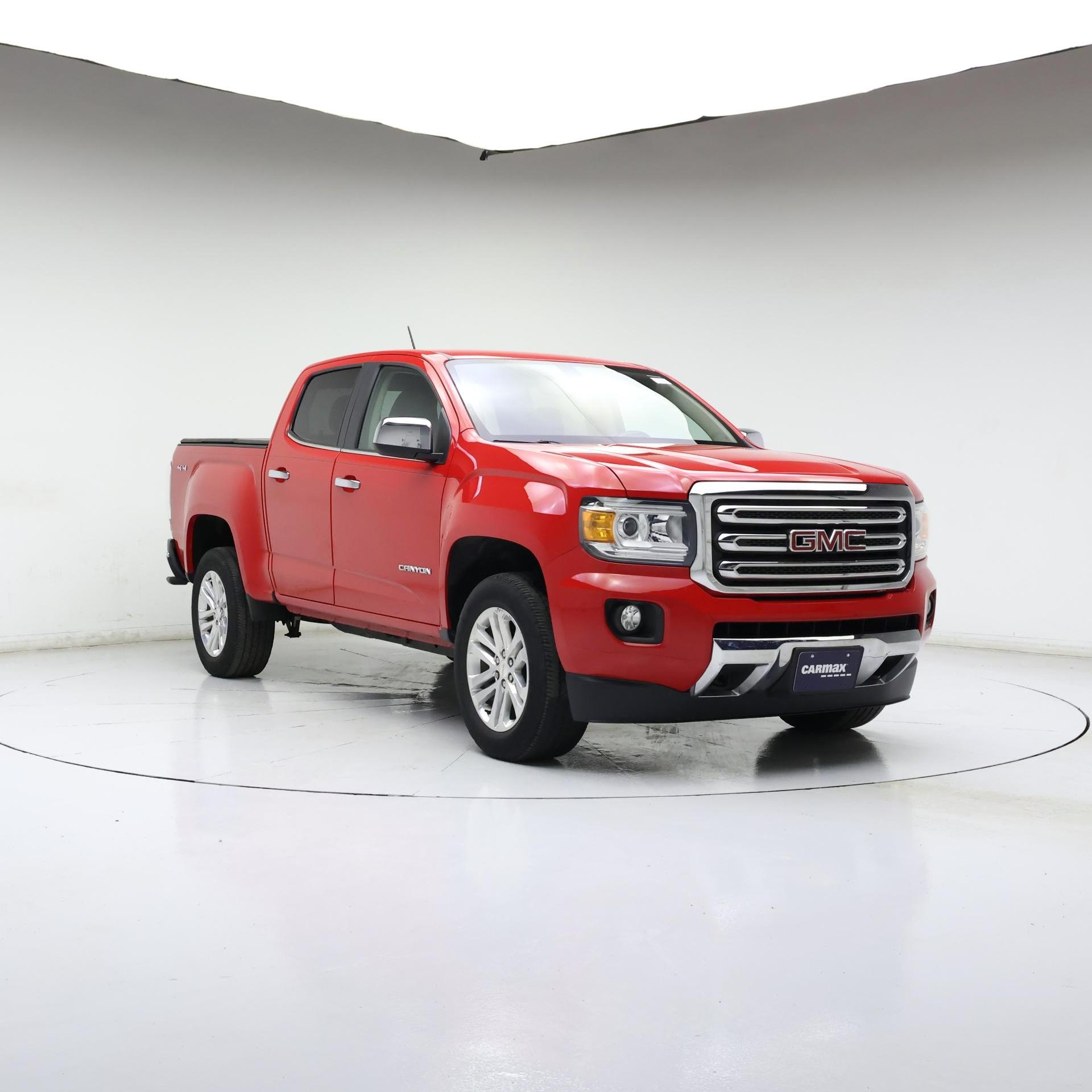 Red 2019 GMC Canyon SLT Crew Cab 4WD Pickup Truck Four-Wheel Drive Automatic