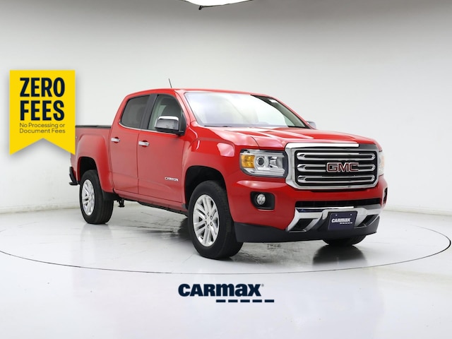 Red 2019 GMC Canyon SLT Crew Cab 4WD Pickup Truck Four-Wheel Drive Automatic