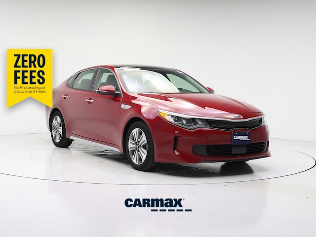 Red 2018 Kia Optima Hybrid EX FWD Sedan Front-Wheel Drive Automatic