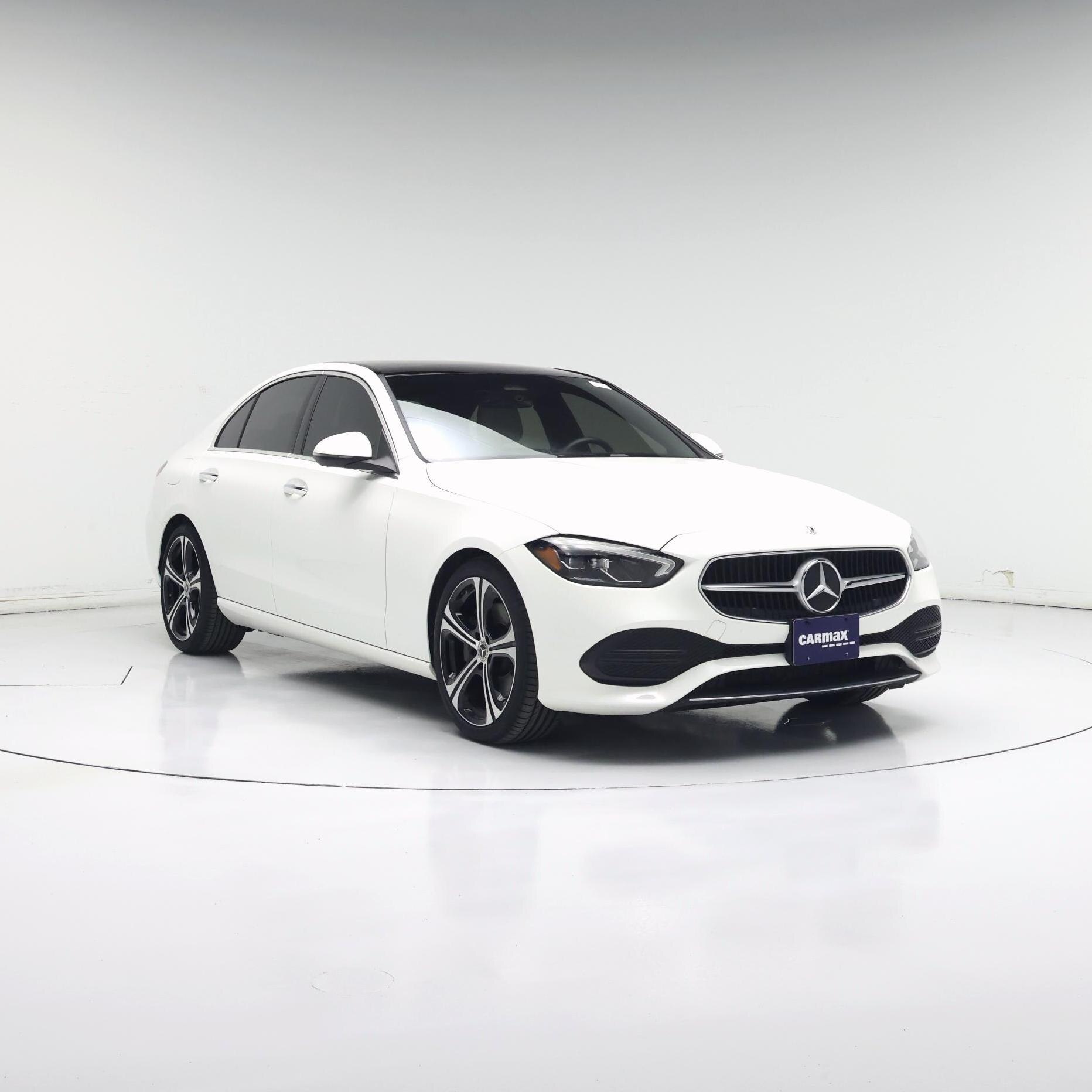 White 2023 Mercedes-Benz C-Class Sedan Rear-Wheel Drive Automatic
