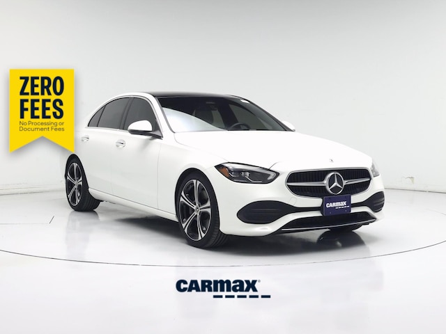 White 2023 Mercedes-Benz C-Class Sedan Rear-Wheel Drive Automatic