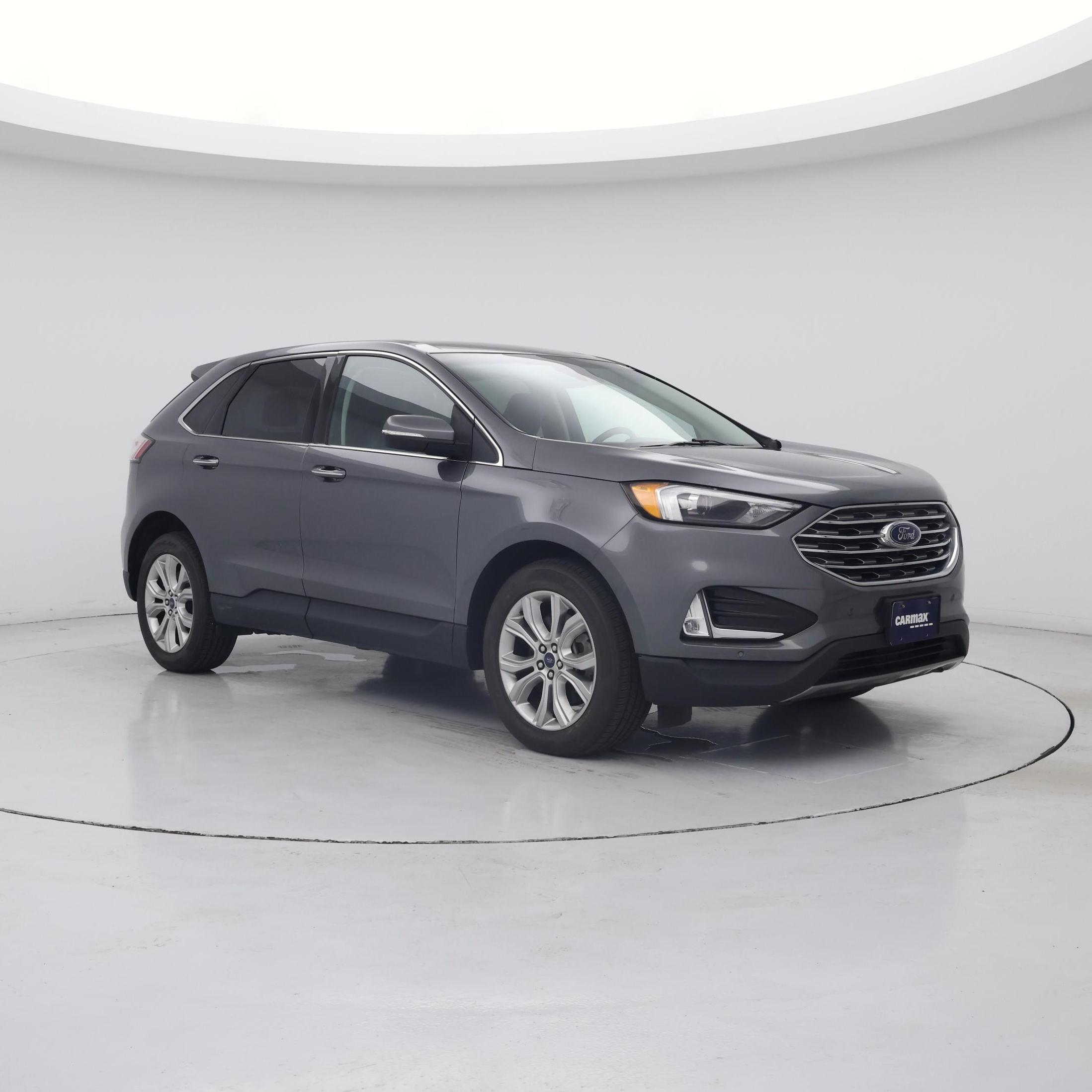 Gray 2022 Ford Edge SUV / Crossover All-Wheel Drive Automatic