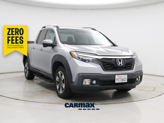 Silver 2017 Honda Ridgeline RTL-T AWD Pickup Truck All-Wheel Drive Automatic