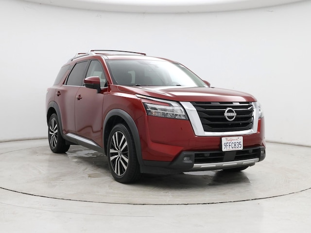 Red (Burgundy) 2023 Nissan Pathfinder Platinum 4WD SUV / Crossover All-Wheel Drive Automatic