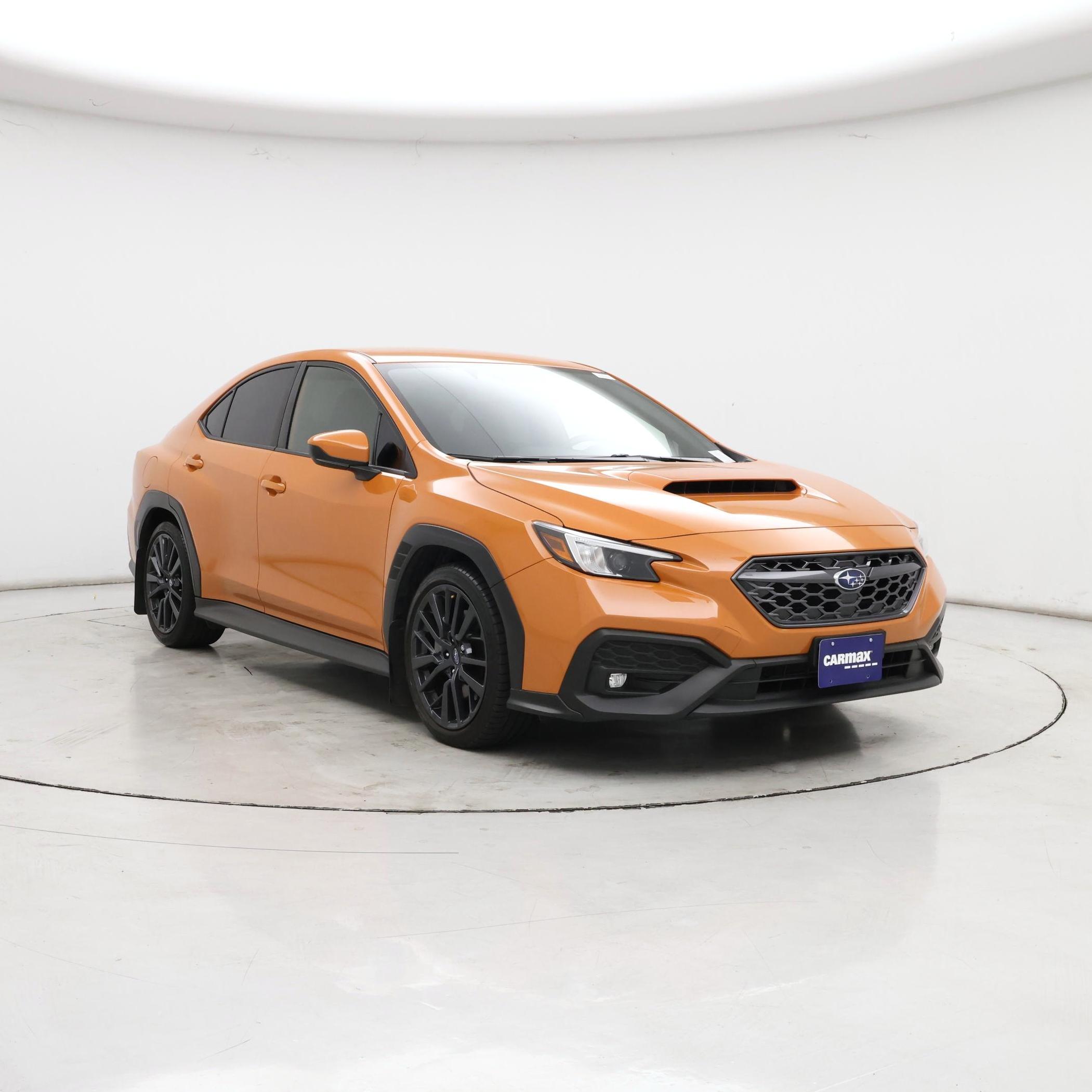 Orange 2024 Subaru WRX Premium AWD Sedan All-Wheel Drive Manual
