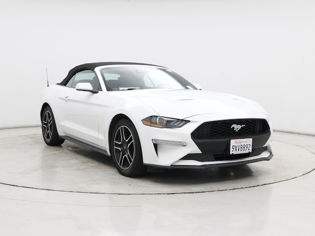 White 2023 Ford Mustang EcoBoost Premium Convertible RWD Convertible Rear-Wheel Drive Automatic
