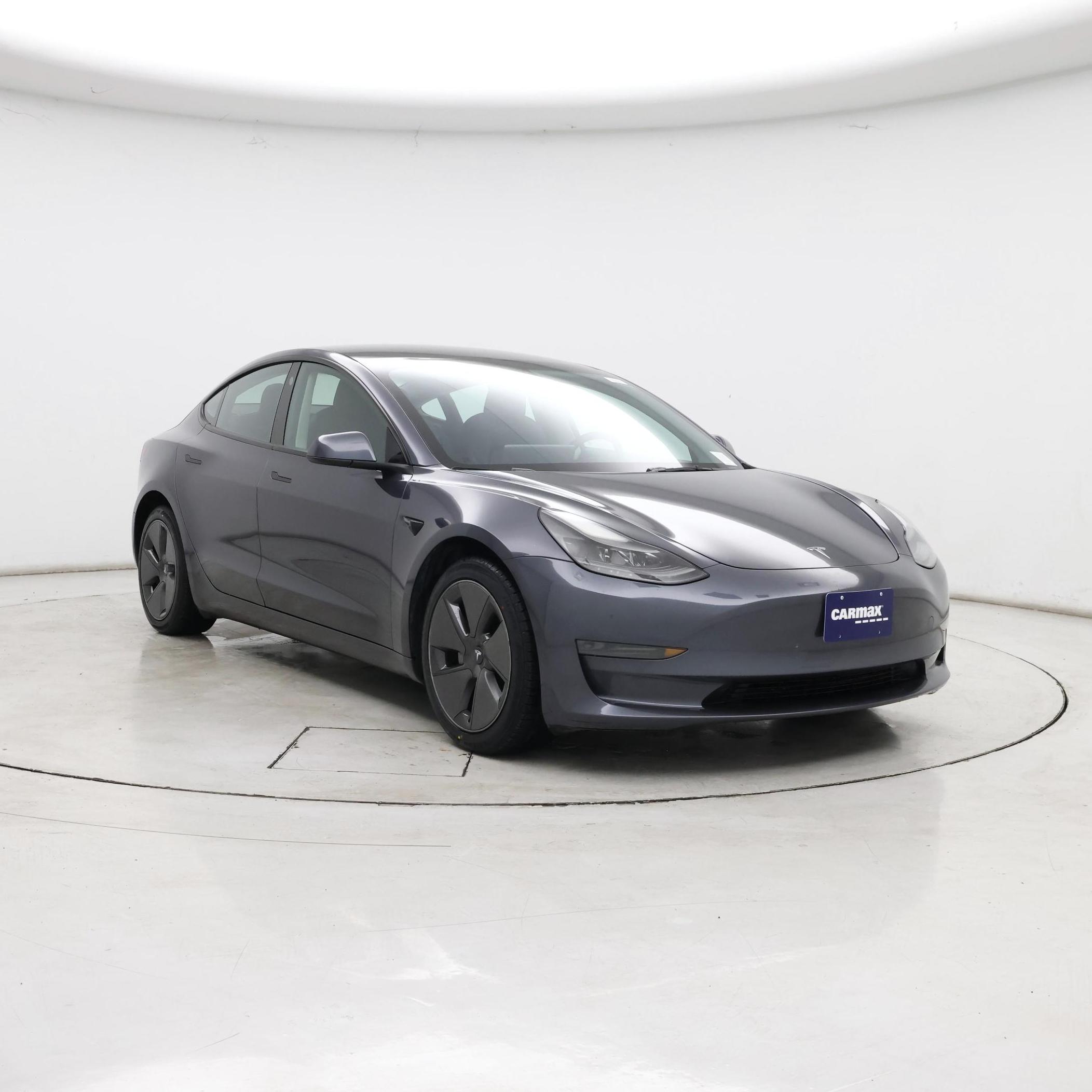 Gray 2023 Tesla Model 3 Sedan Rear-Wheel Drive Automatic