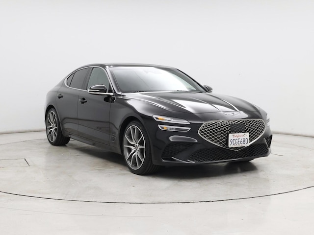 Black 2022 Genesis G70 2.0T RWD Sedan Rear-Wheel Drive Automatic