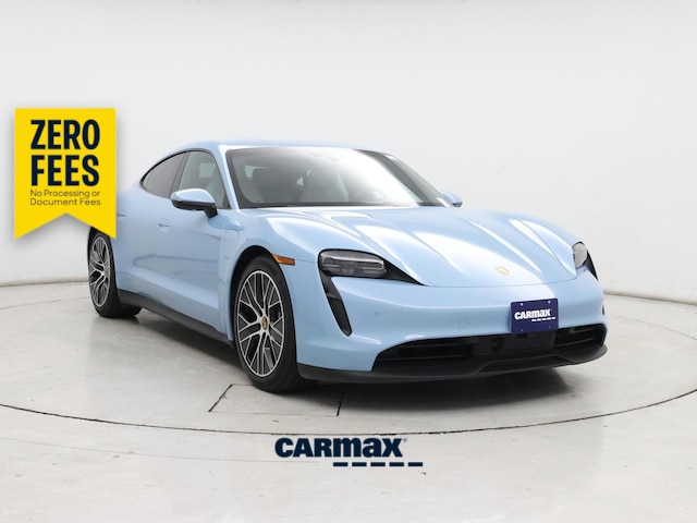 Blue 2022 Porsche Taycan Sedan RWD Sedan Rear-Wheel Drive Automatic