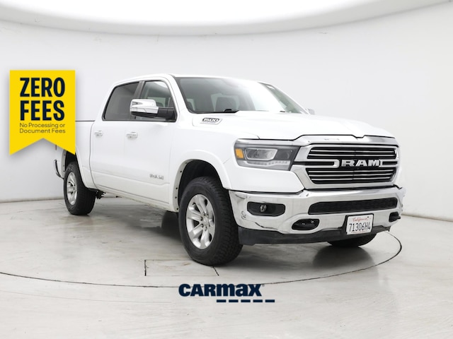 White 2022 RAM 1500 Pickup Truck Four-Wheel Drive Automatic