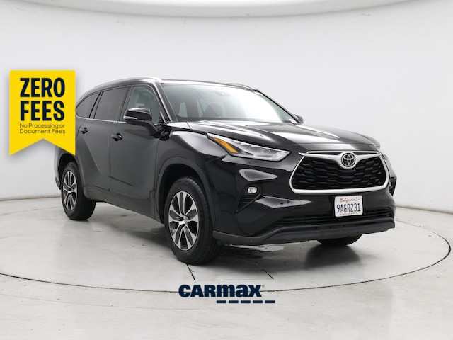 Black 2020 Toyota Highlander SUV / Crossover Front-Wheel Drive Automatic