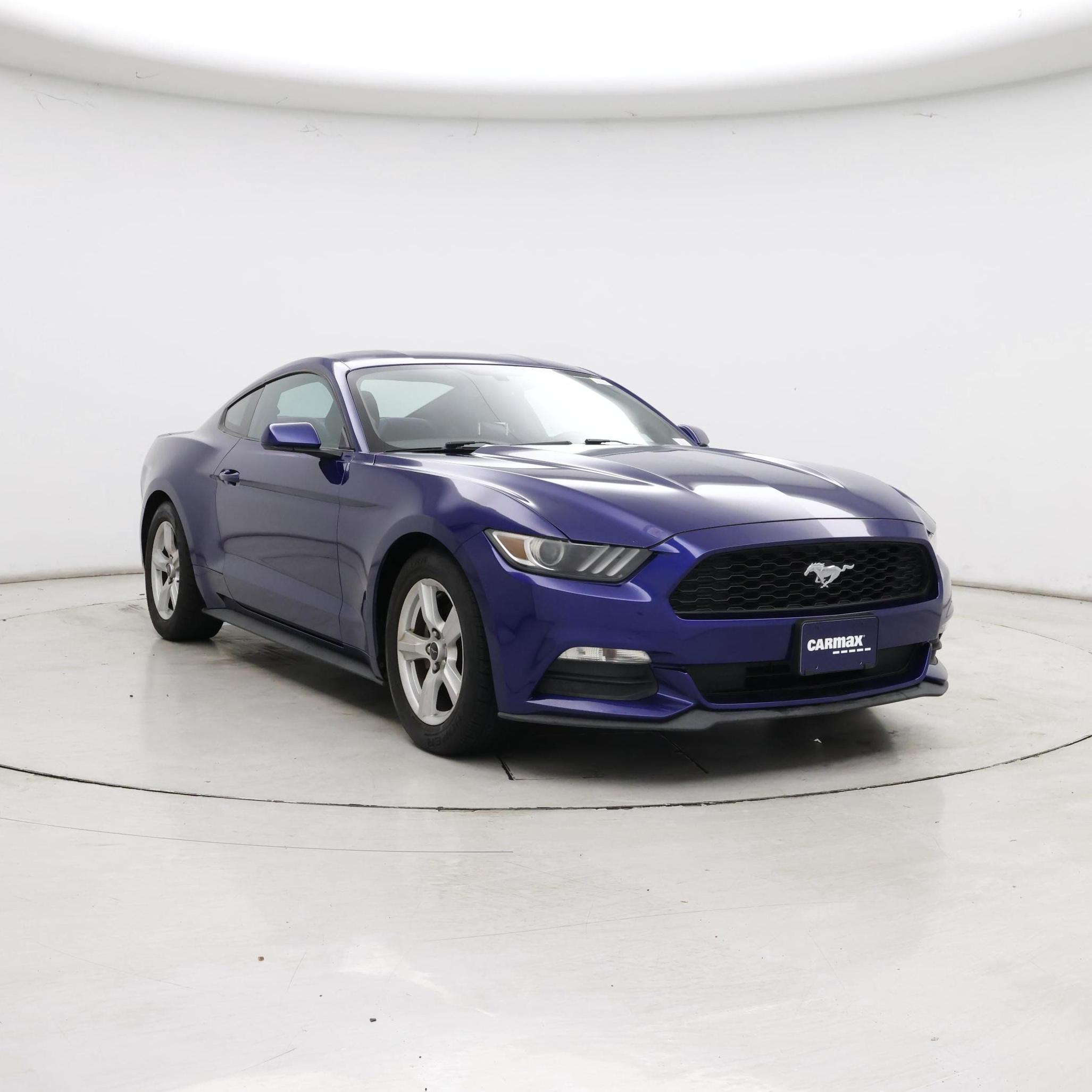 Blue 2016 Ford Mustang Coupe Rear-Wheel Drive Automatic