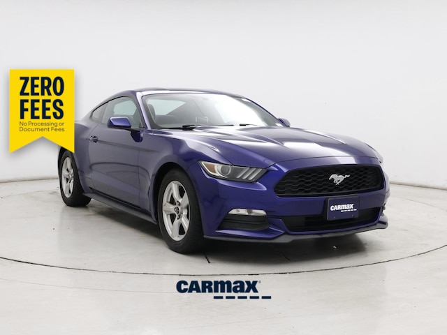 Blue 2016 Ford Mustang Coupe Rear-Wheel Drive Automatic