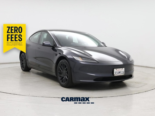 Gray 2025 Tesla Model 3 Sedan Rear-Wheel Drive Automatic
