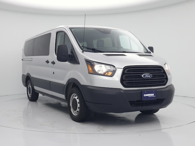 Silver 2019 Ford Transit Passenger 150 XL Low Roof RWD with Sliding Passenger-Side Door Van Rear-Wheel Drive Automatic