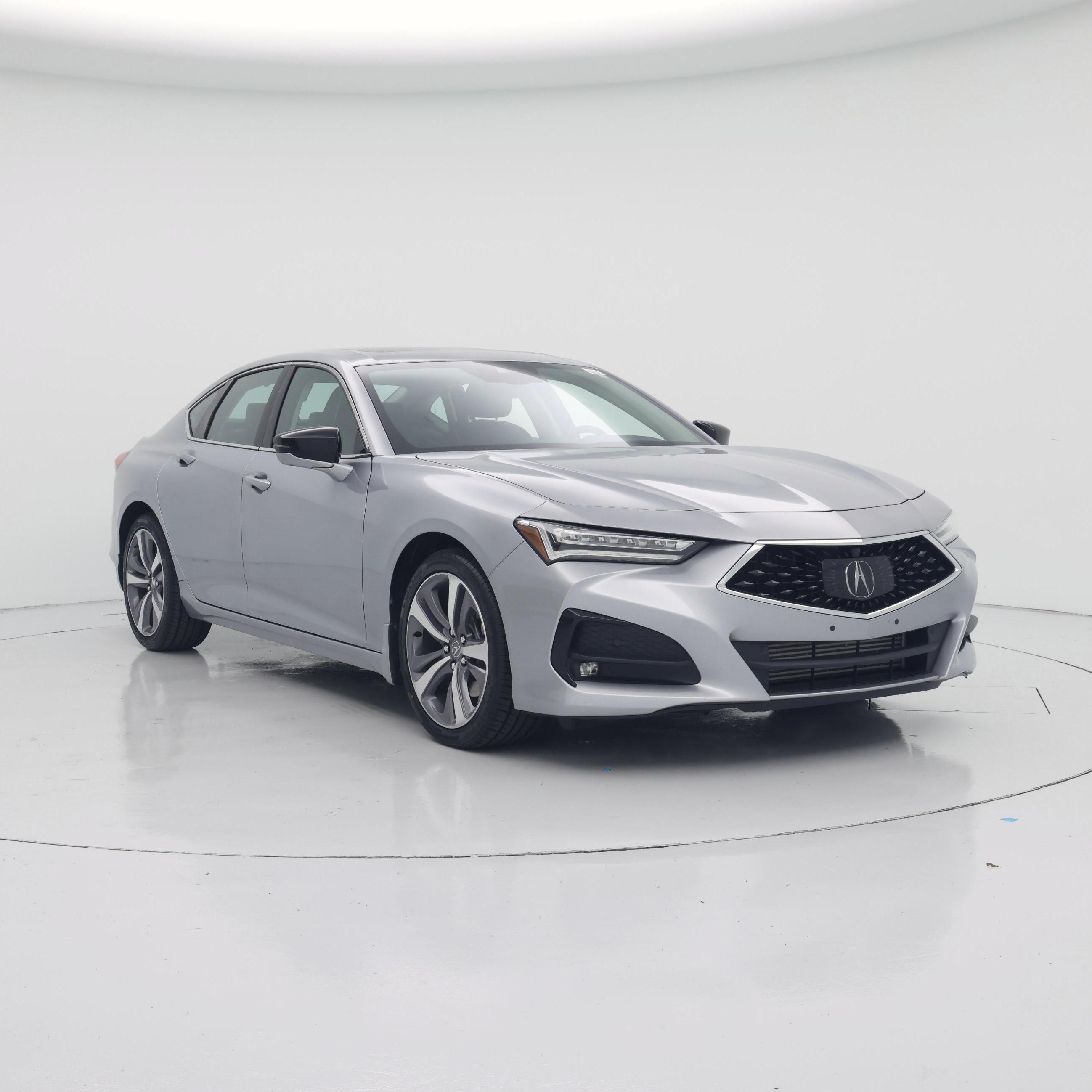 Silver 2021 Acura TLX Sedan All-Wheel Drive Automatic