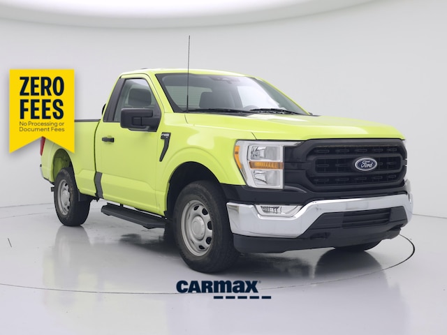 Green 2022 Ford F-150 Pickup Truck Four-Wheel Drive Automatic