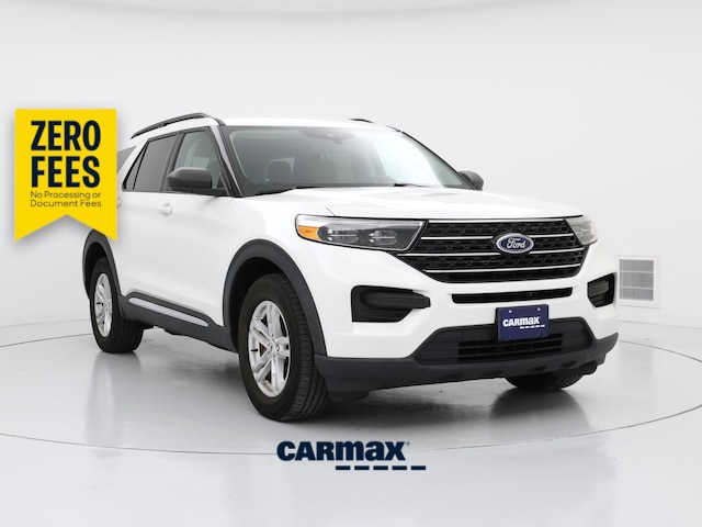 White 2022 Ford Explorer SUV / Crossover All-Wheel Drive Automatic