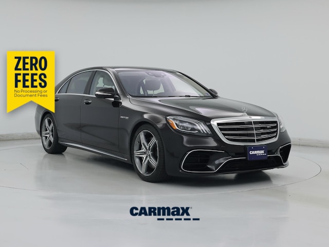 Red (Burgundy) 2018 Mercedes-Benz S-Class S 63 AMG 4MATIC AWD Sedan All-Wheel Drive Automatic