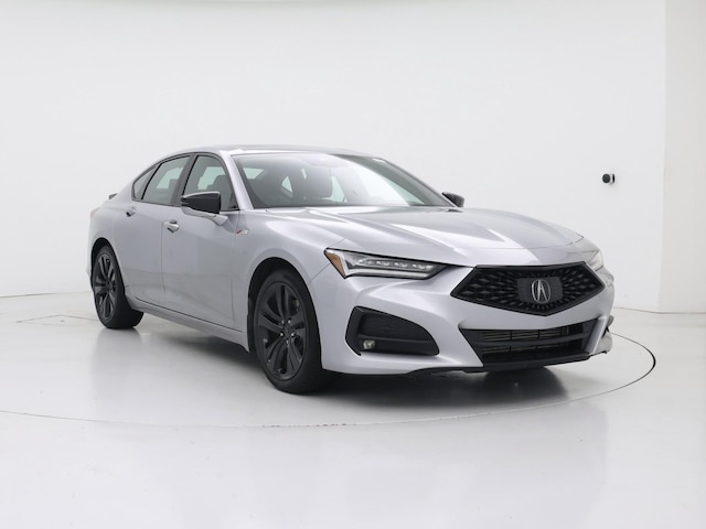 Gray 2023 Acura TLX SH-AWD with A-Spec Package Sedan All-Wheel Drive Automatic