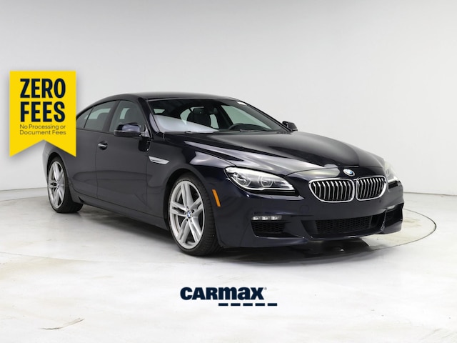 Blue 2016 BMW 6 Series 640i Gran Coupe RWD Sedan Rear-Wheel Drive Automatic