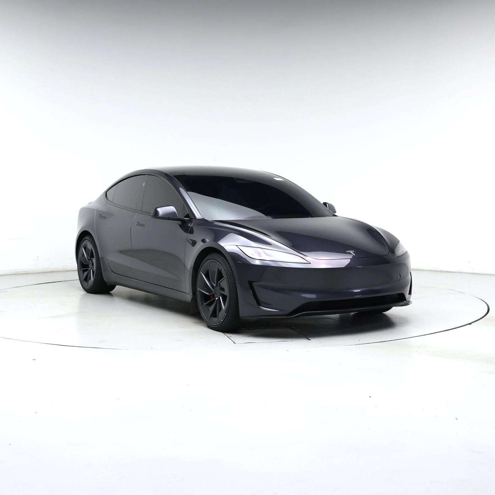 Gray 2025 Tesla Model 3 Sedan All-Wheel Drive Automatic