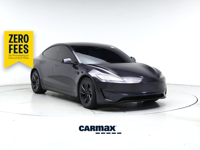 Gray 2025 Tesla Model 3 Sedan All-Wheel Drive Automatic