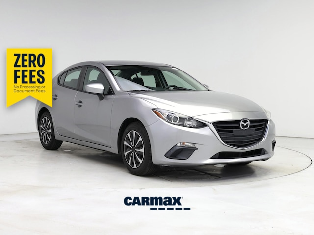 Silver 2015 Mazda MAZDA3 i Sport Sedan Front-Wheel Drive Automatic