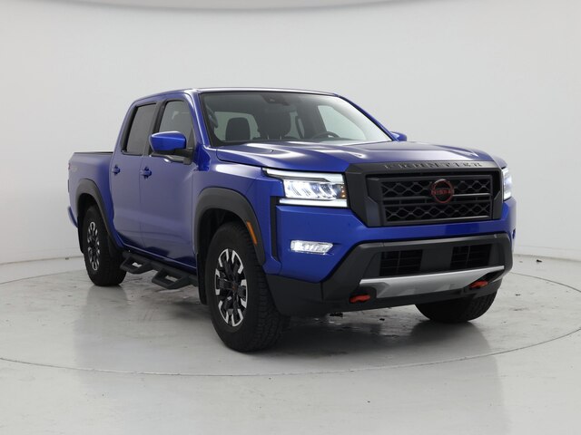 Blue 2024 Nissan Frontier PRO-X Crew Cab RWD Pickup Truck 4X2 Automatic