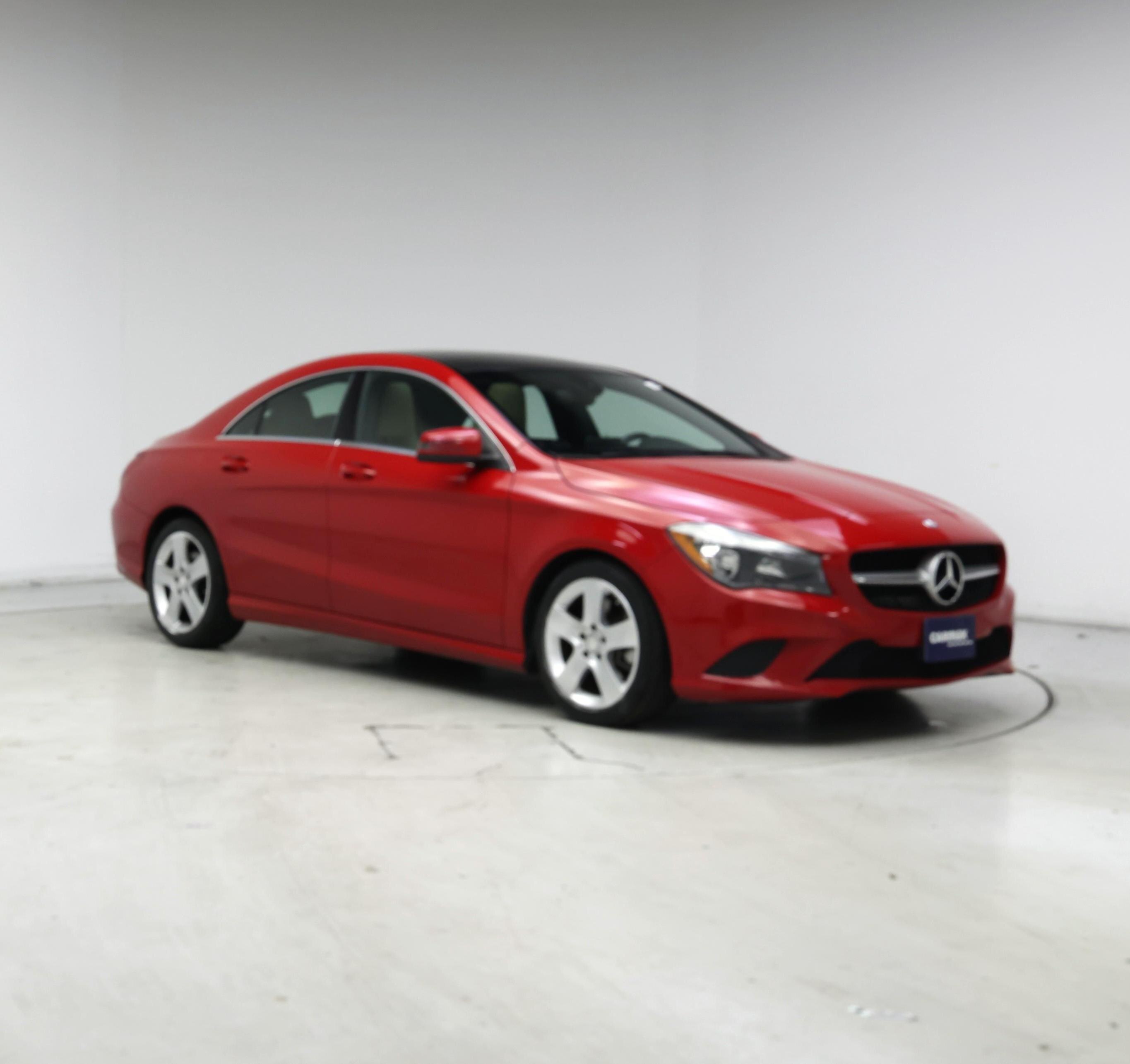 Red 2015 Mercedes-Benz CLA Sedan Front-Wheel Drive Automatic