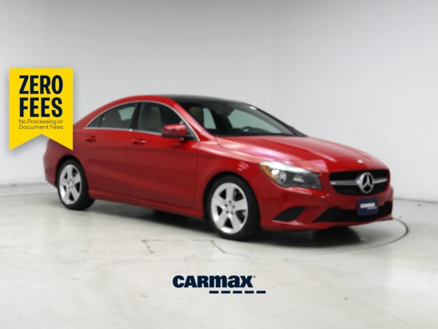 Red 2015 Mercedes-Benz CLA Sedan Front-Wheel Drive Automatic