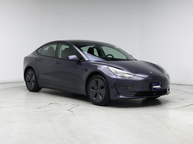 Gray 2023 Tesla Model 3 RWD Sedan Rear-Wheel Drive Automatic