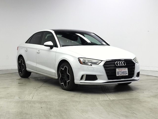 White 2018 Audi A3 2.0T Premium Sedan FWD Sedan Front-Wheel Drive Automatic