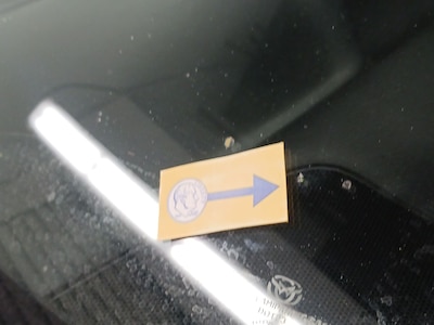 Windshield - Driver Front Cosmetic Imperfection