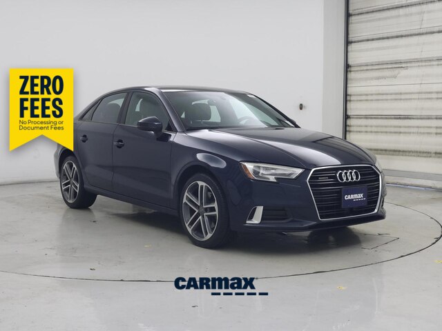 Blue 2017 Audi A3 2.0T quattro Premium Sedan AWD Sedan All-Wheel Drive Automatic