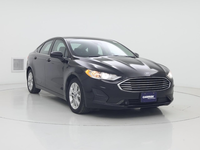Black 2020 Ford Fusion Hybrid SE FWD Sedan Front-Wheel Drive Automatic