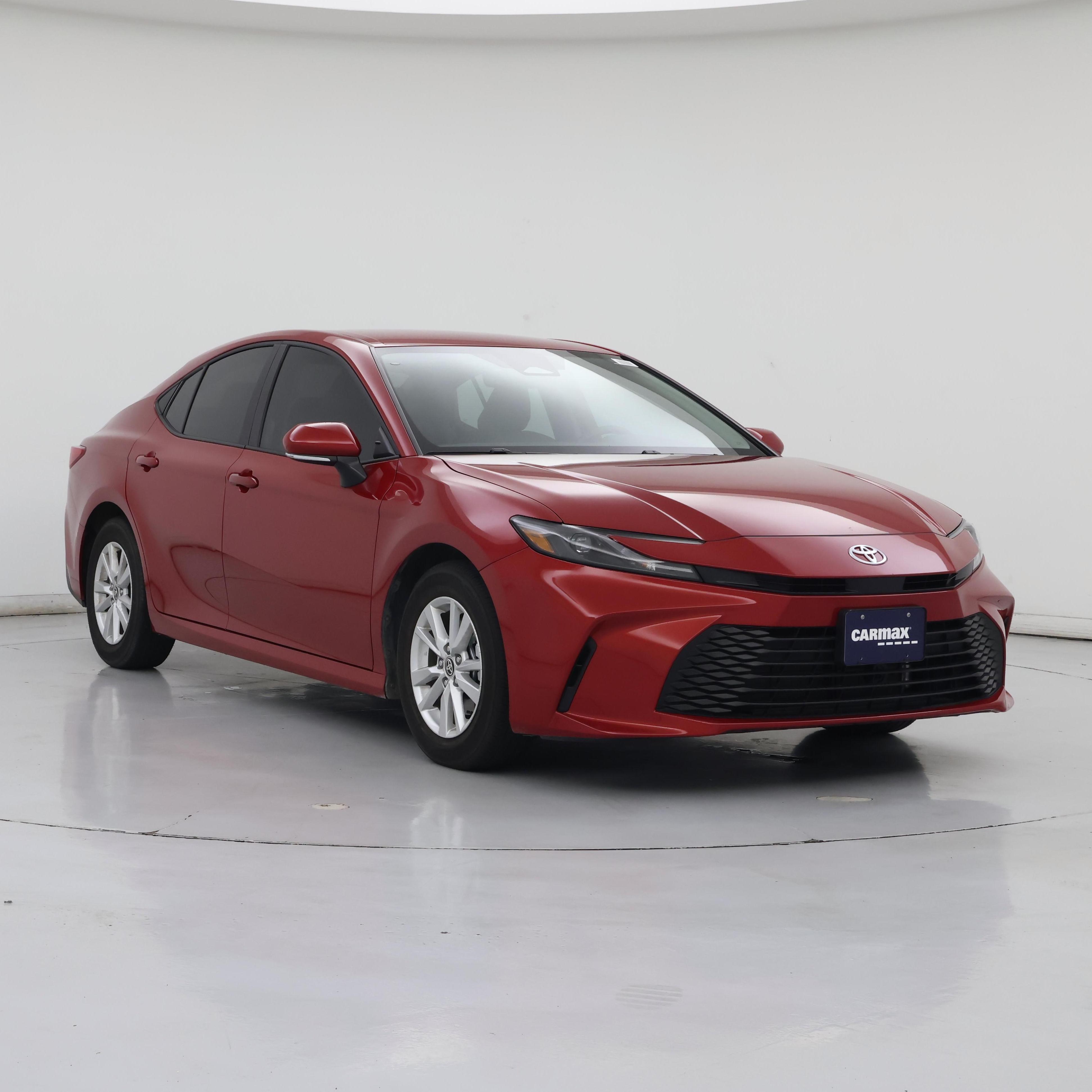 Red 2025 Toyota Camry LE FWD Sedan Front-Wheel Drive Automatic