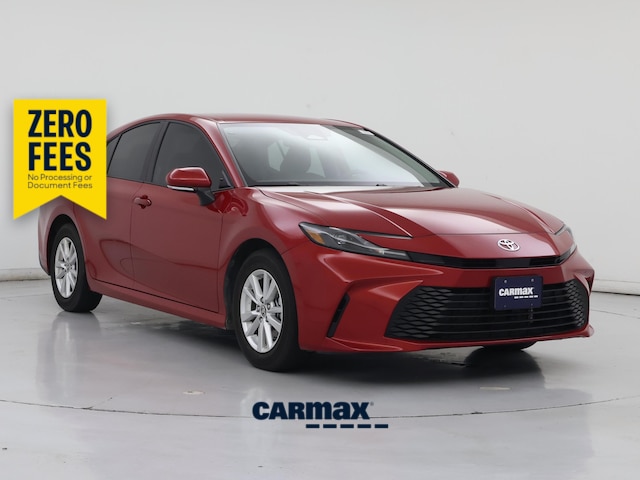 Red 2025 Toyota Camry LE FWD Sedan Front-Wheel Drive Automatic