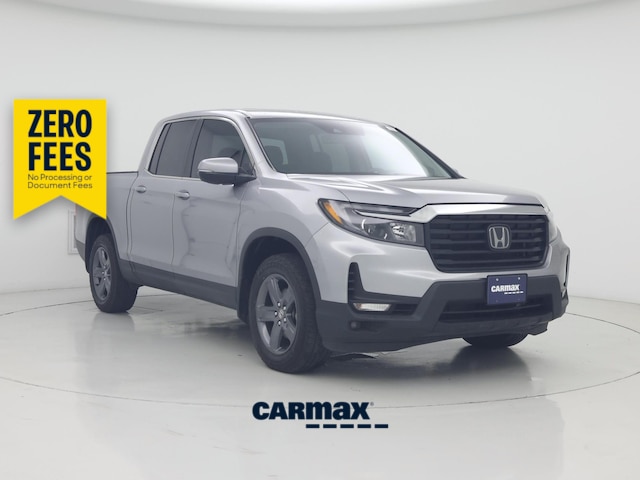 Silver 2023 Honda Ridgeline RTL AWD Pickup Truck All-Wheel Drive Automatic