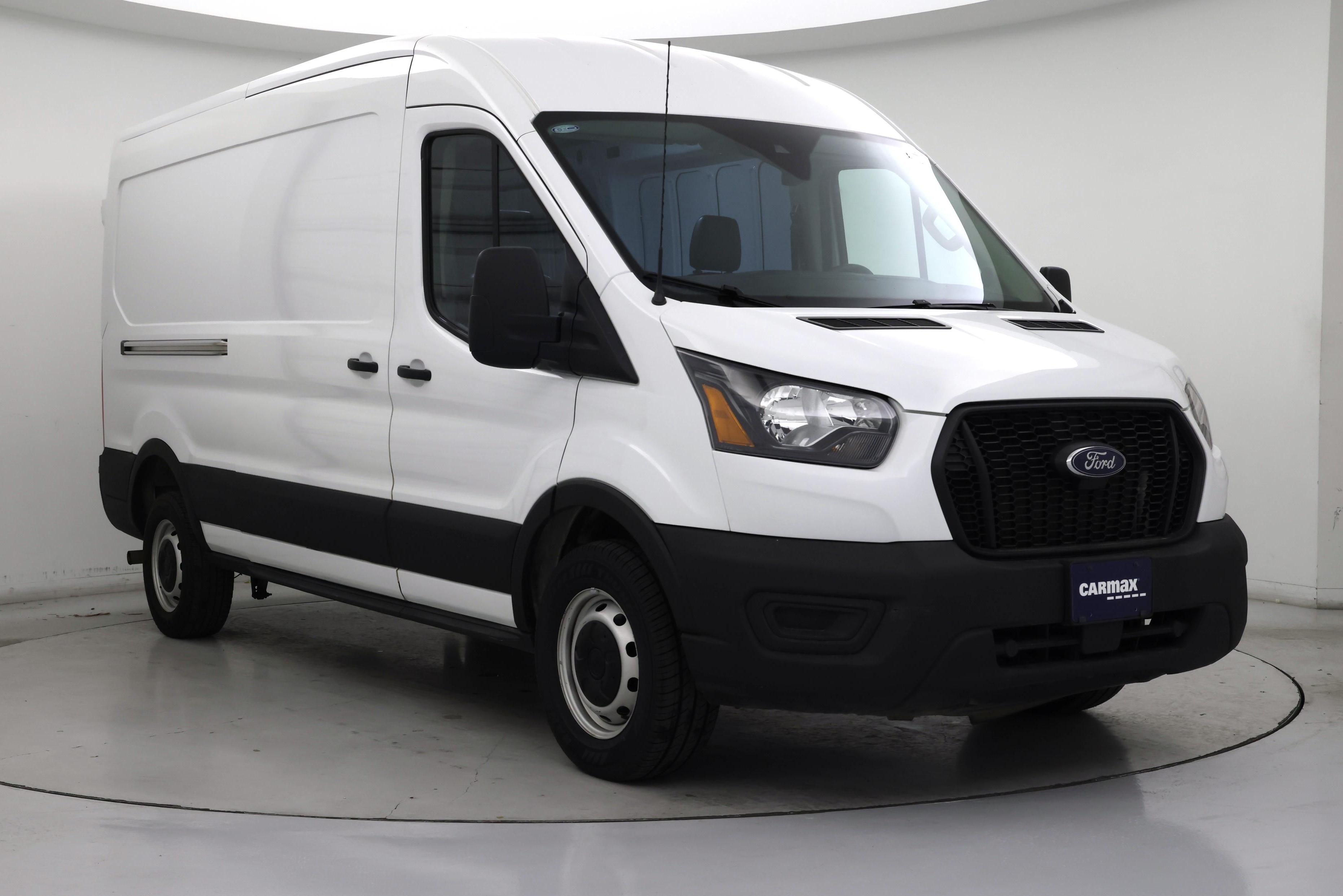 White 2023 Ford Transit Cargo Van Rear-Wheel Drive Automatic