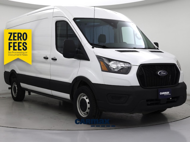 White 2023 Ford Transit Cargo Van Rear-Wheel Drive Automatic