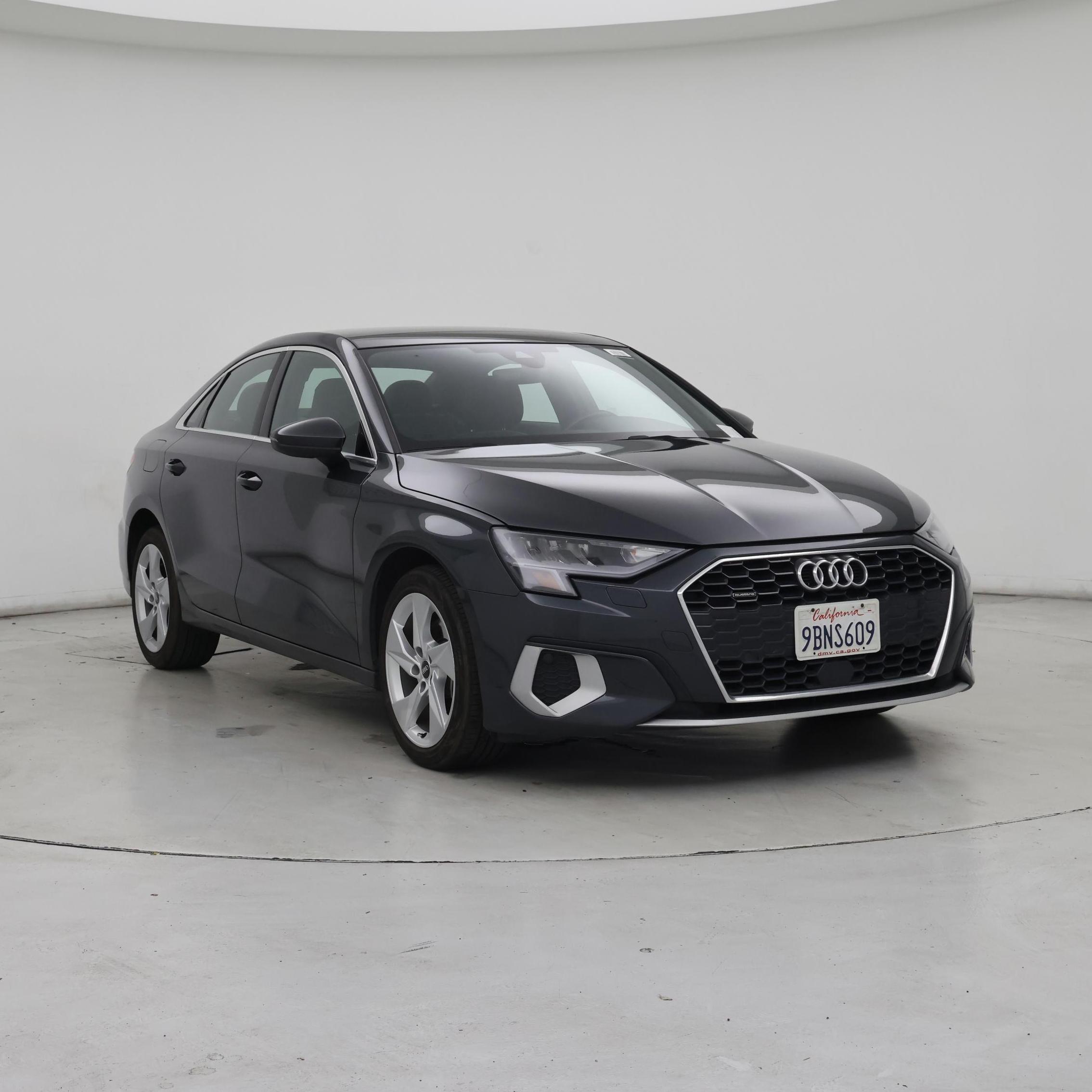 Gray 2022 Audi A3 Sedan All-Wheel Drive Automatic