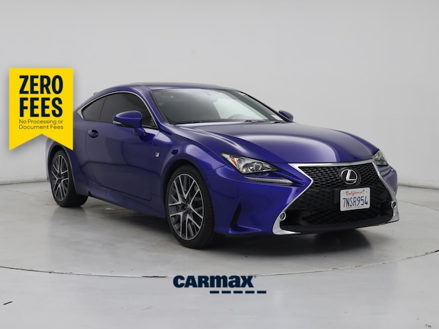 Blue 2015 Lexus RC 350 RWD Coupe Rear-Wheel Drive Automatic