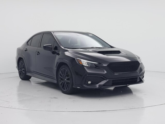 Black 2022 Subaru WRX Premium AWD Sedan All-Wheel Drive Manual