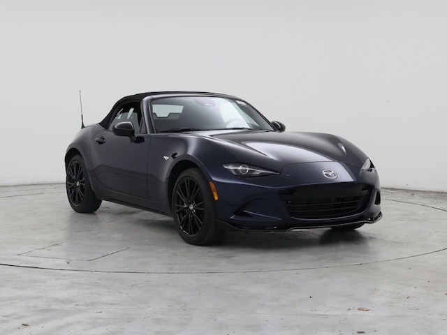 Blue 2024 Mazda MX-5 Miata Club RWD Convertible Rear-Wheel Drive Manual