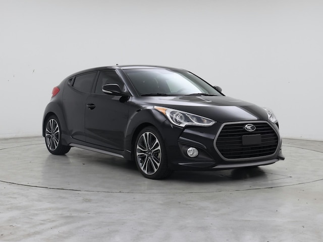 Black 2017 Hyundai Veloster Turbo R-Spec FWD Coupe Front-Wheel Drive Automatic