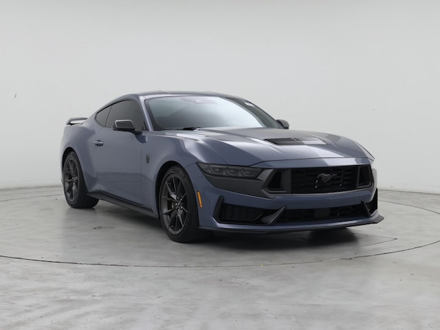 Blue 2024 Ford Mustang Dark Horse Fastback RWD Coupe Rear-Wheel Drive Manual