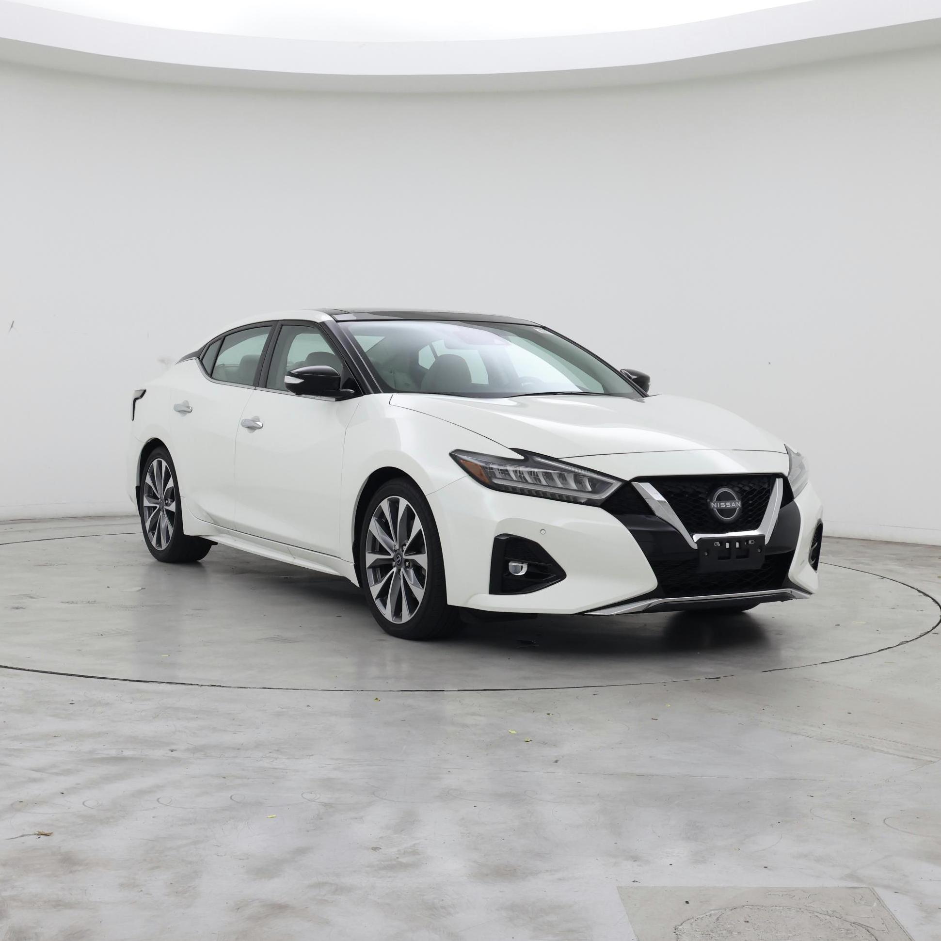 White 2023 Nissan Maxima Platinum FWD Sedan Front-Wheel Drive Automatic